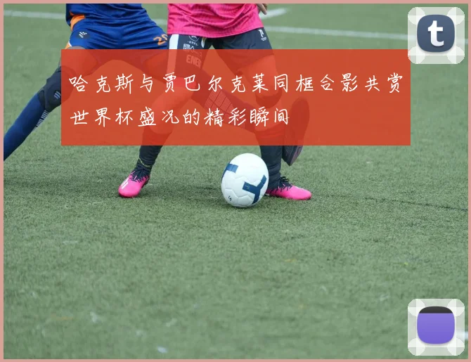 哈克斯与贾巴尔克莱同框合影共赏世界杯盛况的精彩瞬间
